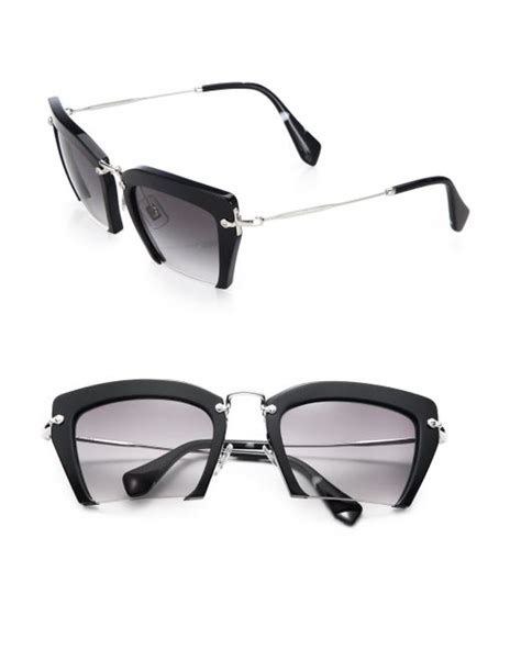 prada metal rectangle frame eyeglasses|prada semi rimless eyeglasses.